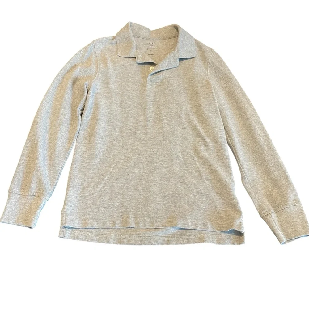 Gap Kids Boys Long Sleeve Polo Shirt